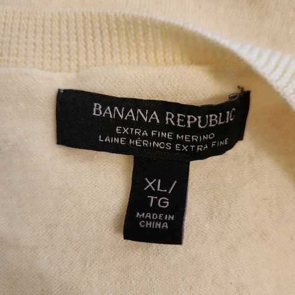 Vintage Banana Republic neon yellow sweater - Picture 7 of 9